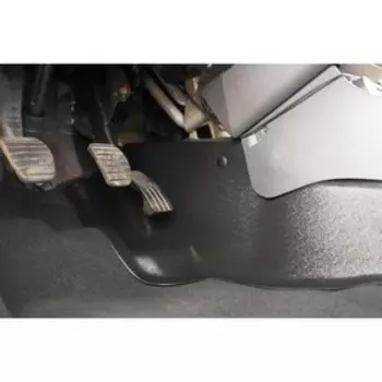 Накладки на ковролин центрального тоннеля для Nissan Terrano 2016-, шагрень