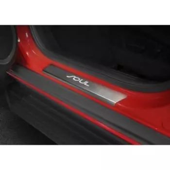 Накладки порогов RIVAL, KIA Soul 2016-2019, NP.2812.3