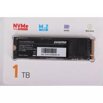 Накопитель SSD Digma PCIe 4.0 x4 1TB DGST4001TP83T Top P8 M.2 2280