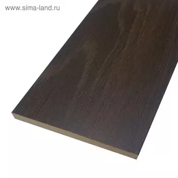Наличник плоский, 2150 × 70 × 5.5 мм, цвет дуб тёмный