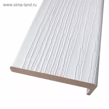 Наличник телескопический, 2185 80 10 мм, ПВХ, цвет белый