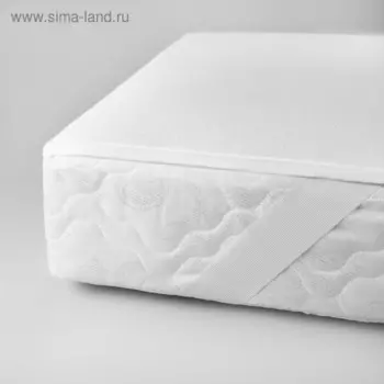 Наматрасник на резинках «Беринг», размер 90 х 200 см, цвет белый