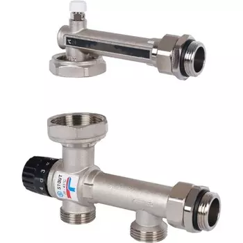 Насосно-смесительный узел STOUT SDG-0120-005000, термостатический клапан 20-43°C, без насоса