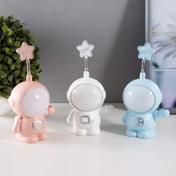 Настольная лампа «Астронавт со звездой» МИКС LED 3 Вт USB АКБ 9719 см RISALUX