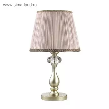 Настольная лампа AURELIA 1x40W E14, золотой, серебряная патина 28x48 см