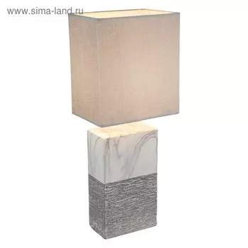 Настольная лампа JEREMY 1x40Вт E27 бежевый 15x15x41см