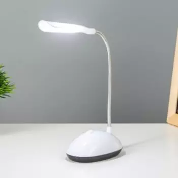 Настольная лампа «Световой луч» LED от батареек белый 58.520 см RISALUX