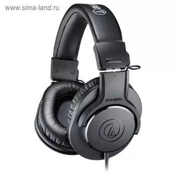 Наушники AUDIO-TECHNICA ATH-M20X, полноразмерные, черные