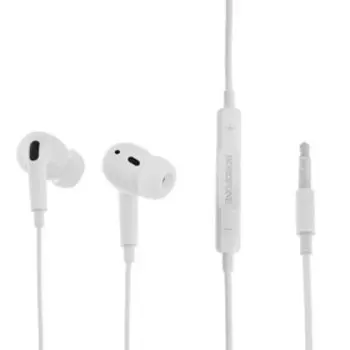 Наушники Borofone BM30 Pro, вакуумные, микрофон, Jack 3.5 мм, кабель 1.2 м, белые
