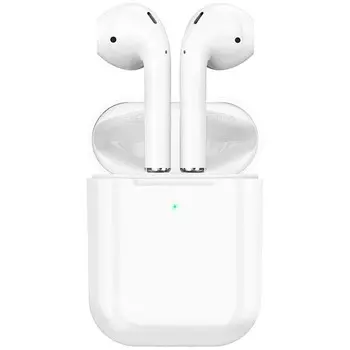 Наушники беспроводные Hoco EW02, TWS, вкладыши, Bluetooth 5.1, 30/350 мАч, белые
