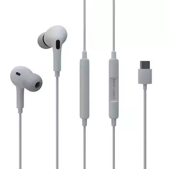 Наушники More Choice G31S, микрофон, вакуумные, 100 дБ, 16 Ом, Jack 3.5 мм, кабель 1 м, белые