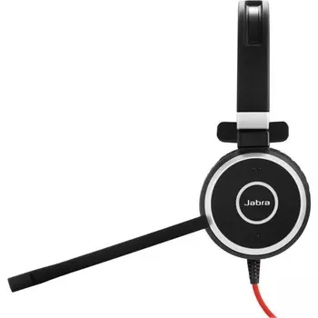 Наушники с микрофоном Jabra Evolve 40 MS черный 1.2м накладные USB оголовье (6399-823-109) 1004661