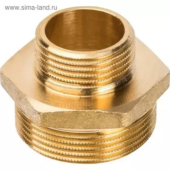 Ниппель переходной STOUT SFT-0003-001121, 1 1/2" x 1", наружная/наружная резьба