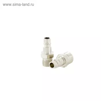 Ниппель универсальный Stels 57059, быстросъемный ("папа"), внешняя резьба 3/8", 2 шт.