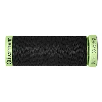 Нить Top Stitch для отстрочки, 30 м, 744506 (000 чёрный)