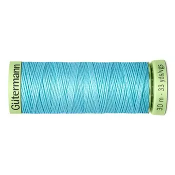 Нить Top Stitch для отстрочки, 30 м, 744506 (028 бирюзово-голубой)