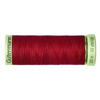 Нить Top Stitch для отстрочки, 30 м, 744506 (367 тёмно-красный)