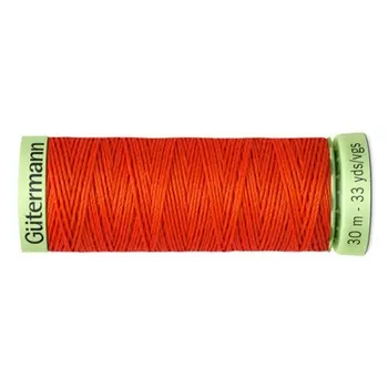 Нить Top Stitch для отстрочки, 30 м, 744506 (155 яркий апельсин)