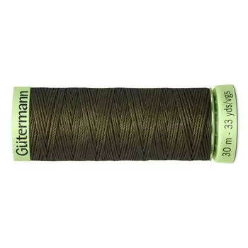 Нить Top Stitch для отстрочки, 30 м, 744506 (689 тёмно-хаки)
