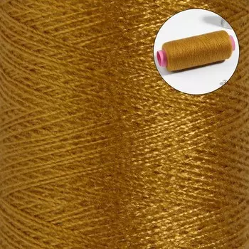 Нитки 40/2, 200 м, тёмно-жёлтые №137