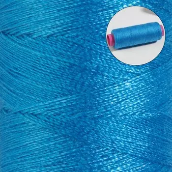 Нитки 40/2, 200 м, голубые №255
