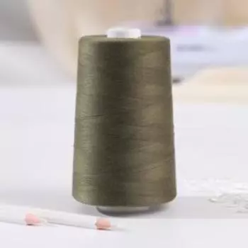 Нитки 40/2, 5000 м, цвет хаки №5702