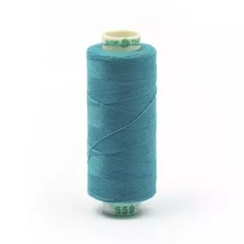 Нитки Dor Tak 40/2, 400 ярд, цвет №559 бирюзовый, 10 шт в уп.