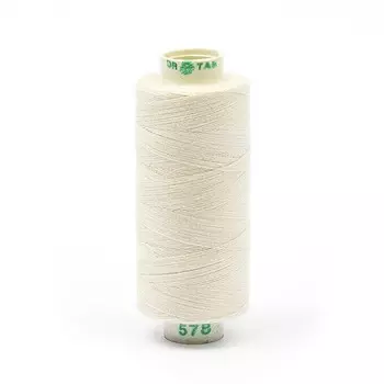 Нитки Dor Tak 40/2, 400 ярд, цвет №578 экрю, 10 шт в уп.