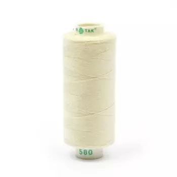 Нитки Dor Tak 40/2, 400 ярд, цвет №580 экрю, 10 шт в уп.