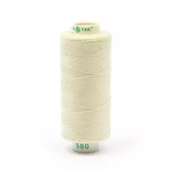 Нитки Dor Tak 40/2, 400 ярд, цвет №580 экрю, 10 шт в уп.