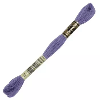 Нитки мулине DMC 117 (030), 12 шт. в упаковке