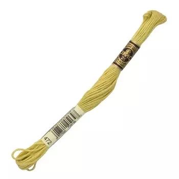 Нитки мулине DMC 117 (472), 12 шт. в упаковке