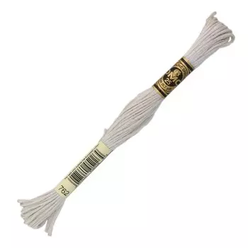 Нитки мулине DMC 117 (762), 12 шт. в упаковке