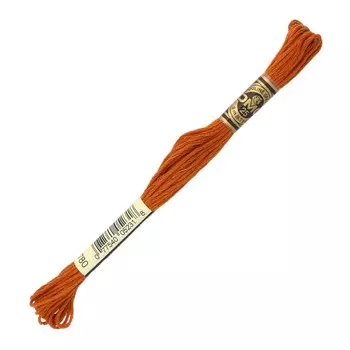 Нитки мулине DMC 117 (780), 12 шт. в упаковке