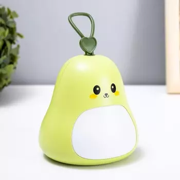 Фигурка светящаяся RISALUX «Авокадик», LED-ночник, USB, AKB, зелёный, 9914 см