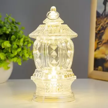 Фигурка светящаяся RISALUX «Башня», LED-ночник, от батареек, 3LR41, 7715 см