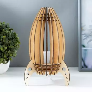 Ночник «Ракета» LED 3вт 3000K USB 1225 см RISALUX