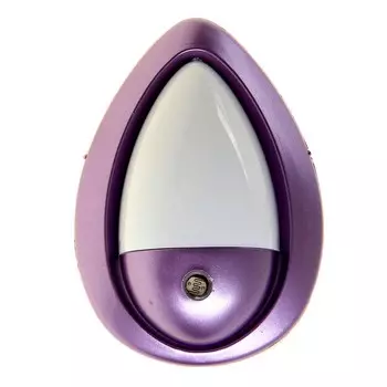Ночник «Светлячок» с датчиком освещения, 3_LED х 1 Вт, 10 см (220 В) фиолет. RISALUX
