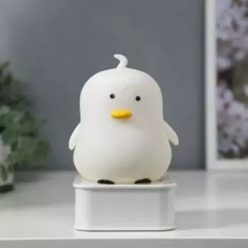 Фигурка световая RISALUX «Утёнок», LED-ночник, от батареек 4АА, USB, RGB, 9915.5 см, МИКС