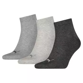 Носки 3 пары Puma Unisex Quarter Plain 3P, размер 3538 RUS (90697820)