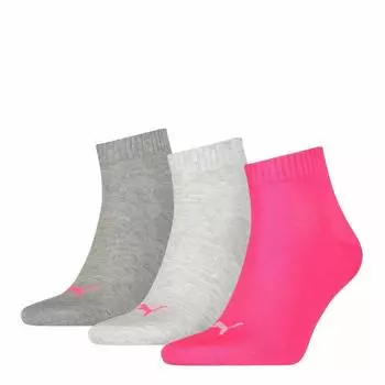 Носки 3 пары Puma Unisex Quarter Plain 3P, размер 39-42 (90697816)