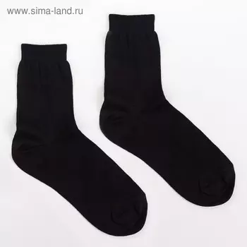 Носки мужские цвет чёрный, р-р 25