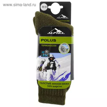 Носки термо ALPIKA Polus, до -35°С, размер 40-42