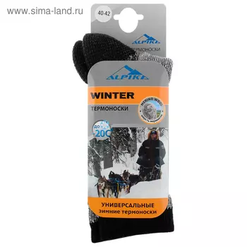 Носки термо Alpika Winter, до -20°С, размер 40-42