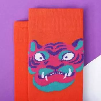Носки "Яркий тигр" р. 29