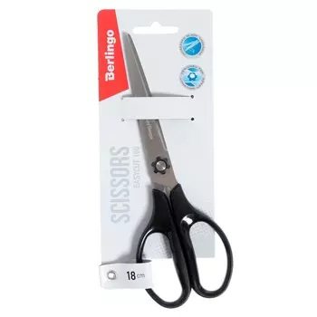 Ножницы 18см Berlingo «Easycut 100», европодвес