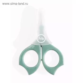 Ножницы детские, с колпачком, цвет olive