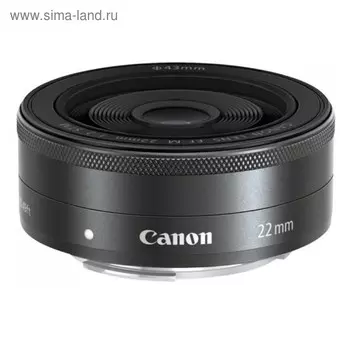 Объектив Canon EF-M STM (5985B005), 22мм f/2 Macro, черный
