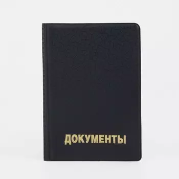 Обложка для автодокументов, цвет чёрный