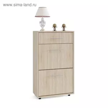 Обувница, 600 287 1043 мм, цвет дуб сонома